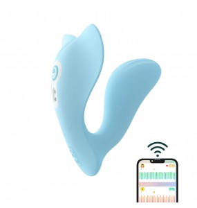 XIUXIUDA - Small Whale Pro Ai Wearable Blue (Connect WeChat Mini Programs - Chargeable)